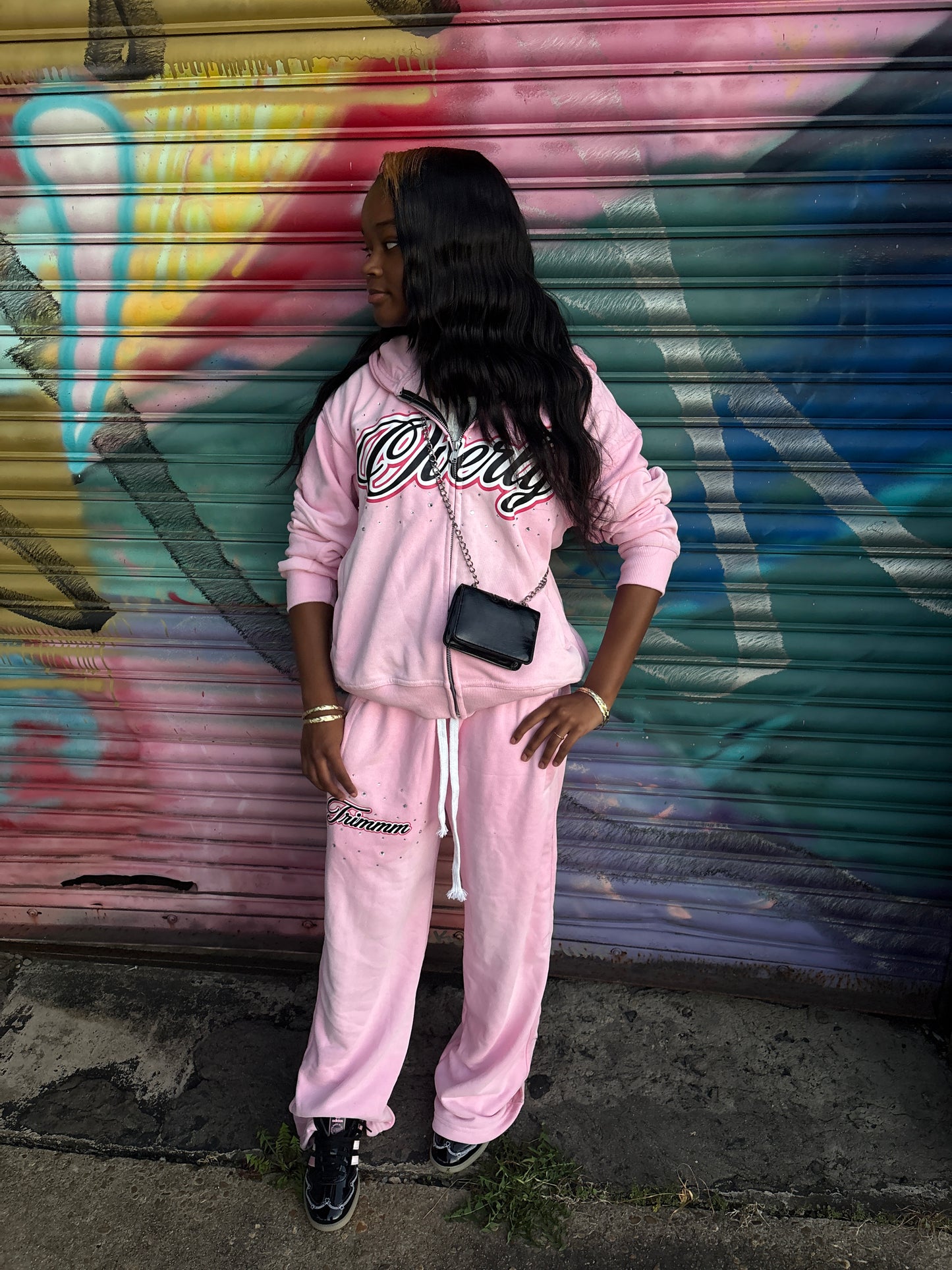 Pink Trimmm Sweats