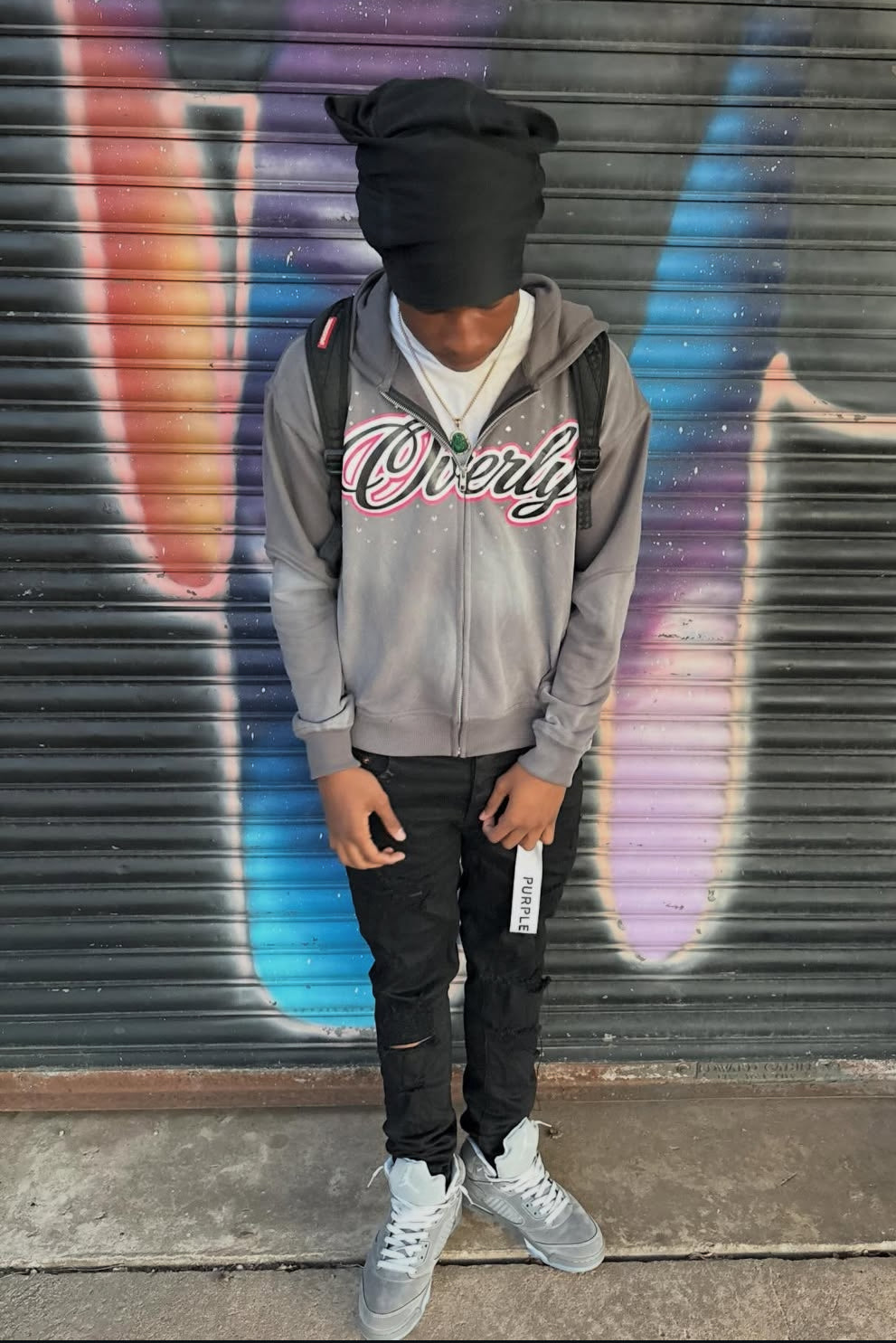 OVERLY GREY ZIP UP