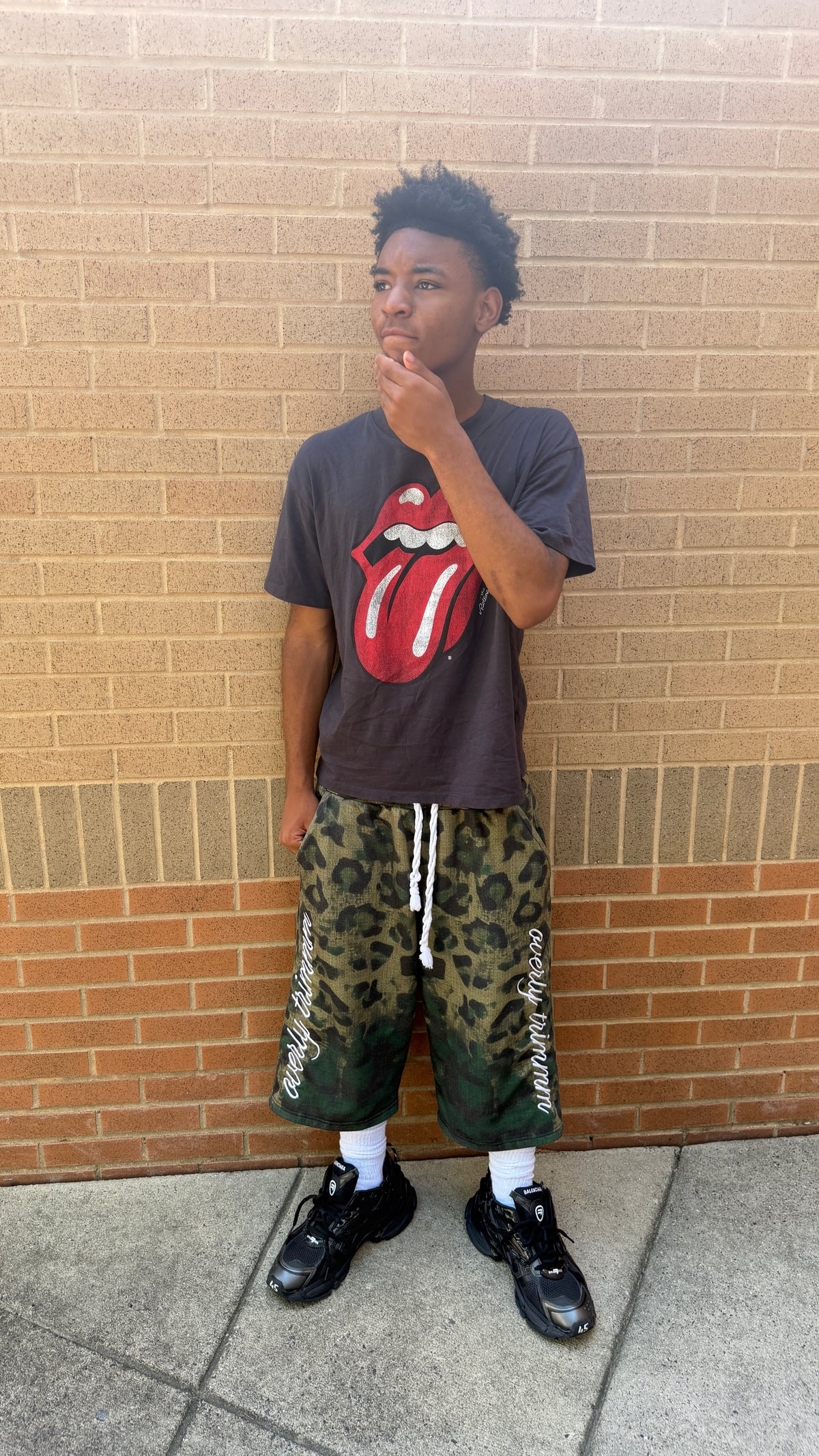 Camo Leopard Capris