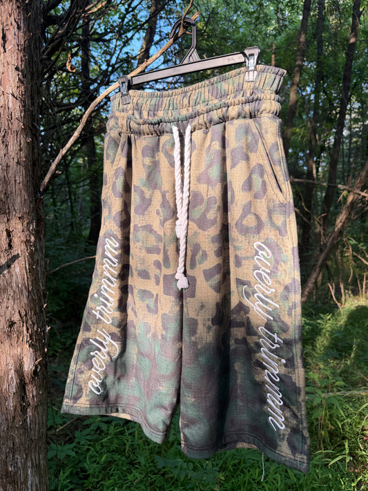 Camo Leopard Capris