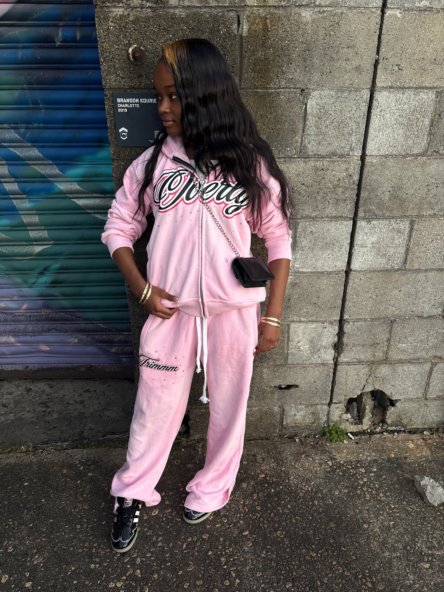 OVERLY PINK ZIP UP